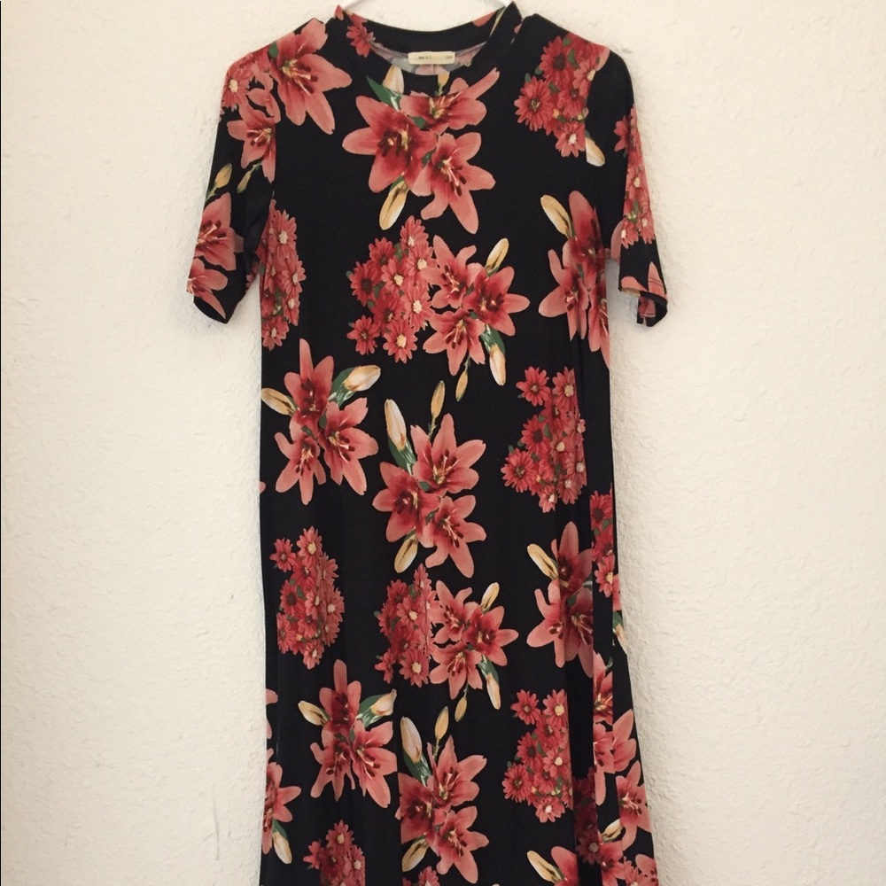 floral midi dress